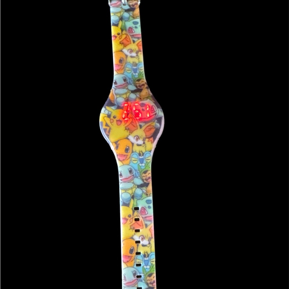 Pokemon Watch 2015 Light Up Digital Time Silicone Watch